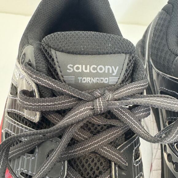 Saucony - Tornado 2 - Versafoam Running Sneaker Shoes - Black/Red- Men\'s 12.5 main image 4